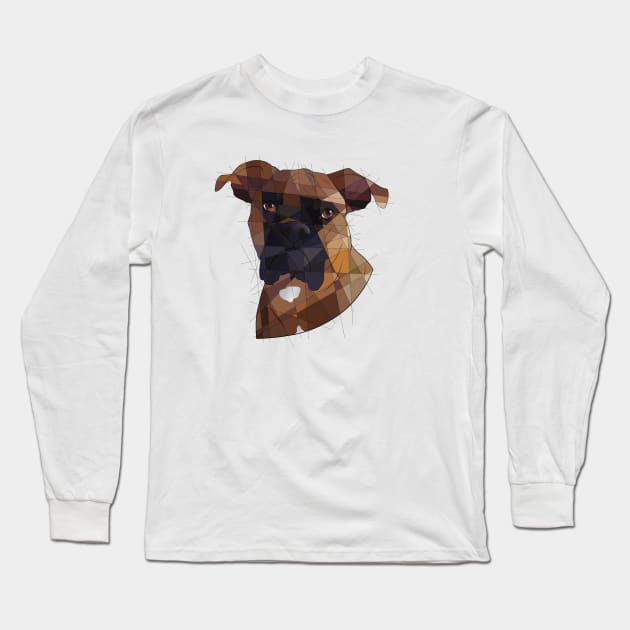 Boxer Long Sleeve T-Shirt by Blacklightco